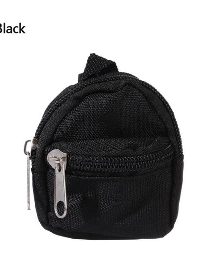 LABUBU Doll 30cm 1/6 BJD Doll Mini Bag Backpack, Mini Doll Bag Doll House Decoration, Toy Accessories for Gifts Halloween Christmas Gift