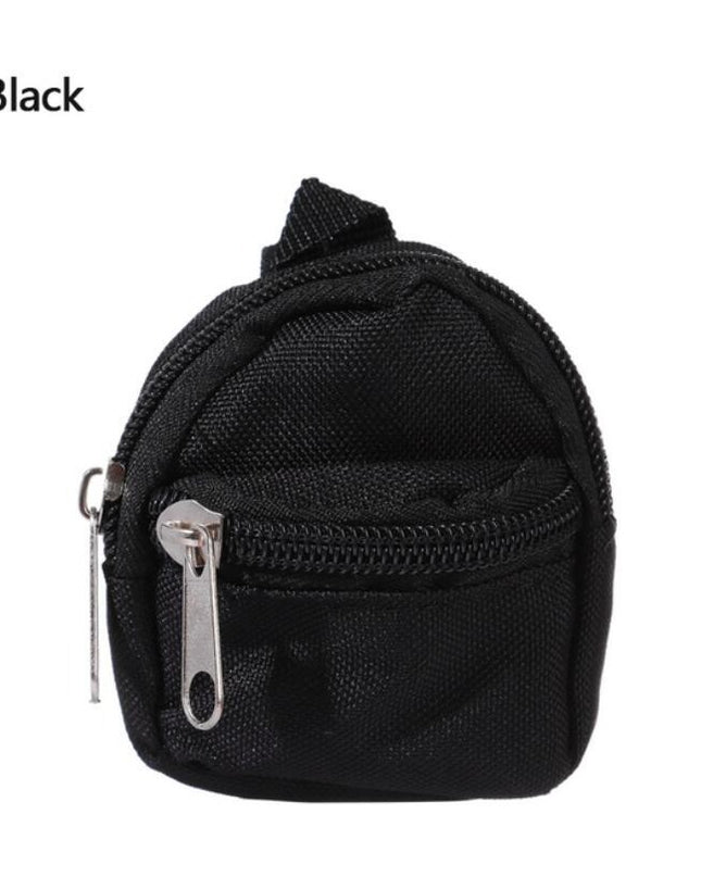 LABUBU Doll 30cm 1/6 BJD Doll Mini Bag Backpack, Mini Doll Bag Doll House Decoration, Toy Accessories for Gifts Halloween Christmas Gift