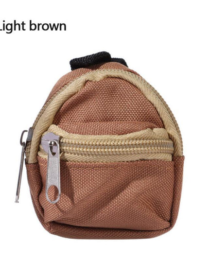 LABUBU Doll 30cm 1/6 BJD Doll Mini Bag Backpack, Mini Doll Bag Doll House Decoration, Toy Accessories for Gifts Halloween Christmas Gift