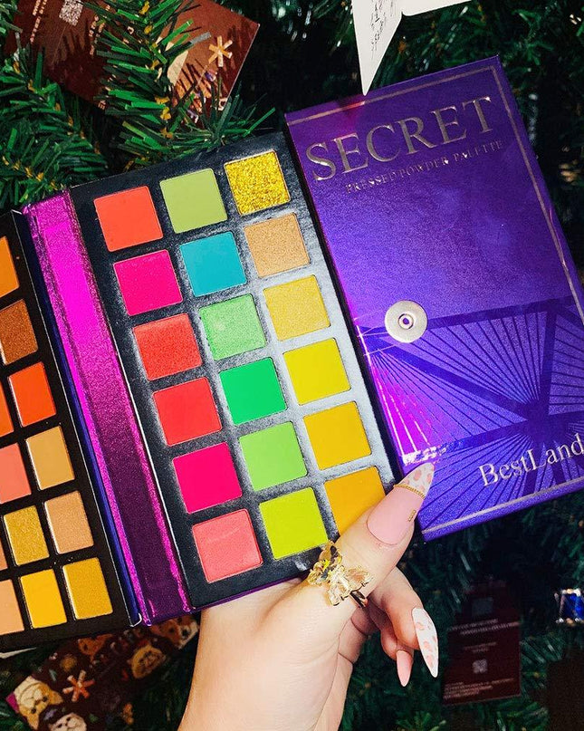 72 Color Eyeshadow Palette Color Board Shimmer Matte Nude Natural All In One, Carnival/Mardi Gras/Masquerade