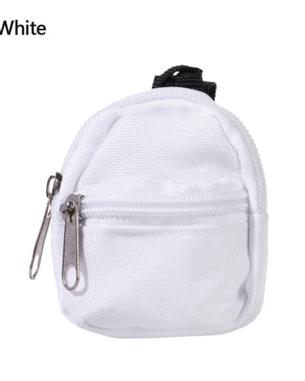 LABUBU Doll 30cm 1/6 BJD Doll Mini Bag Backpack, Mini Doll Bag Doll House Decoration, Toy Accessories for Gifts Halloween Christmas Gift