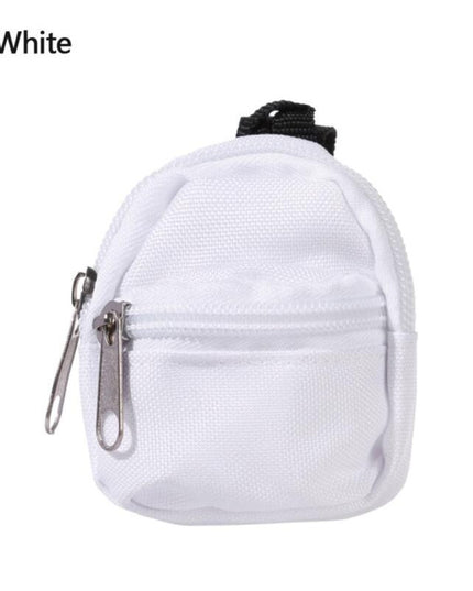 LABUBU Doll 30cm 1/6 BJD Doll Mini Bag Backpack, Mini Doll Bag Doll House Decoration, Toy Accessories for Gifts Halloween Christmas Gift