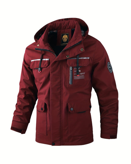 New Men's Fashion Casual Windbreaker Jacket, Spring Outdoor Thin Jacket