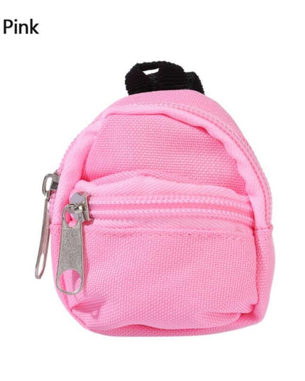 LABUBU Doll 30cm 1/6 BJD Doll Mini Bag Backpack, Mini Doll Bag Doll House Decoration, Toy Accessories for Gifts Halloween Christmas Gift