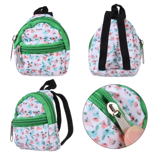 LABUBU Doll 30cm 1/6 BJD Doll Mini Bag Backpack, Mini Doll Bag Doll House Decoration, Toy Accessories for Gifts Halloween Christmas Gift