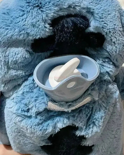 Anime Hobby Stitch Winter Extra Large Plush Hot Water Bottle Women's Home Water Filling Hand Warmer Gift for Girlfriend