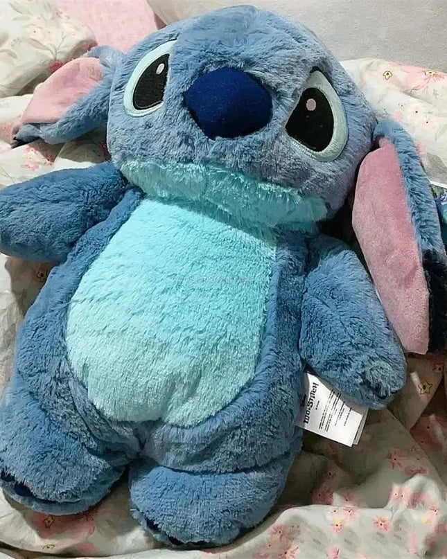 Anime Hobby Stitch Winter Extra Large Plush Hot Water Bottle Women's Home Water Filling Hand Warmer Gift for Girlfriend