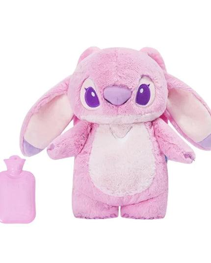 Anime Hobby Stitch Winter Extra Large Plush Hot Water Bottle Women's Home Water Filling Hand Warmer Gift for Girlfriend