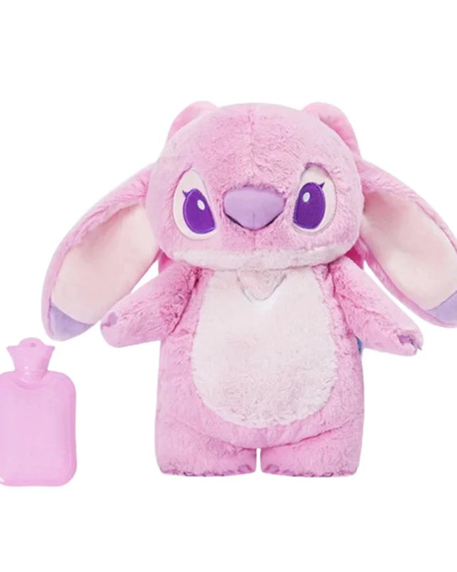 Anime Hobby Stitch Winter Extra Large Plush Hot Water Bottle Women's Home Water Filling Hand Warmer Gift for Girlfriend
