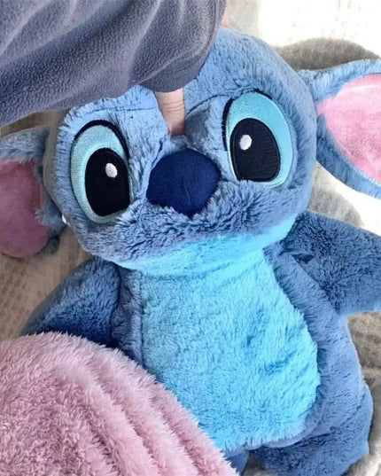 Anime Hobby Stitch Winter Extra Large Plush Hot Water Bottle Women's Home Water Filling Hand Warmer Gift for Girlfriend