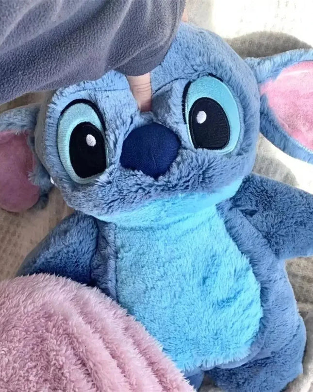 Anime Hobby Stitch Winter Extra Large Plush Hot Water Bottle Women's Home Water Filling Hand Warmer Gift for Girlfriend