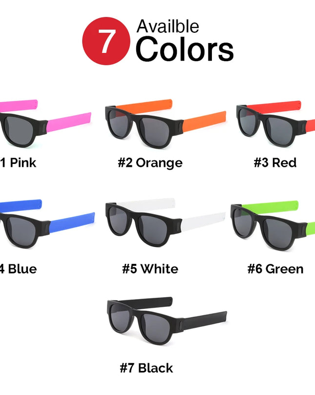 IENJOY Active Sunglasses Foldable Sunglasses Polarized Sunglasses for Men Sports Glasses Driving Cycling Sunglasses Polariod
