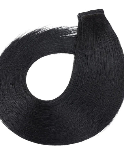 BHF Ponytail Human Hair Remy Straight European Ponytail Hairstyles 100g 100% Natural Hair Horse Tail Clip in Extensions