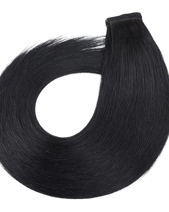 BHF Ponytail Human Hair Remy Straight European Ponytail Hairstyles 100g 100% Natural Hair Horse Tail Clip in Extensions