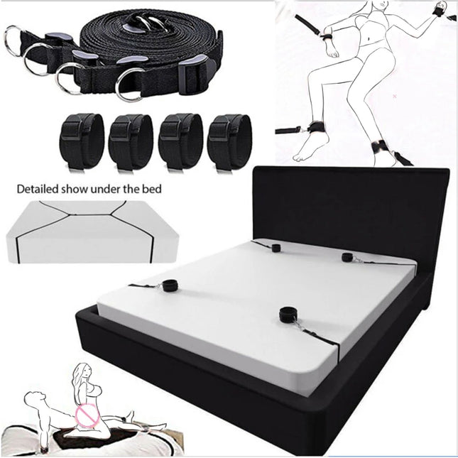 Sex Toys For Women Couples Under Bed BDSM Bondage Gear Restraint Slave System Fetish Adult Games Set Ankle Cuffs Sex Products