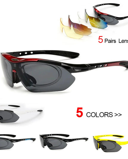 Cycling Sunglasses Sports Men Glasses Road Bicycle Glasses Mountain Bike Riding Protection Goggles Eyewear Women Sun Glasses