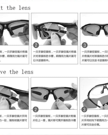 Cycling Sunglasses Sports Men Glasses Road Bicycle Glasses Mountain Bike Riding Protection Goggles Eyewear Women Sun Glasses