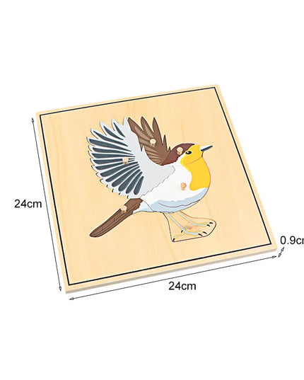 Children Educational Toys Montessori Materials Biology Wooden Skeleton Puzzle Frog Horse Tortiose Fish Bird Animal Toys for Boy