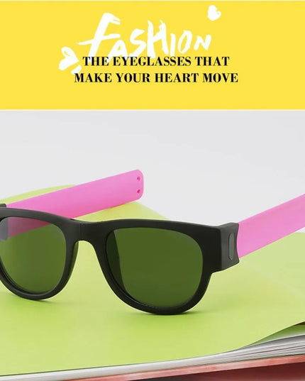 New Folding Snap Ring Riding Sunglasses Sunglasses Sunglasses for Men Sunglasses Folding Bracelet SunGlasses UV400