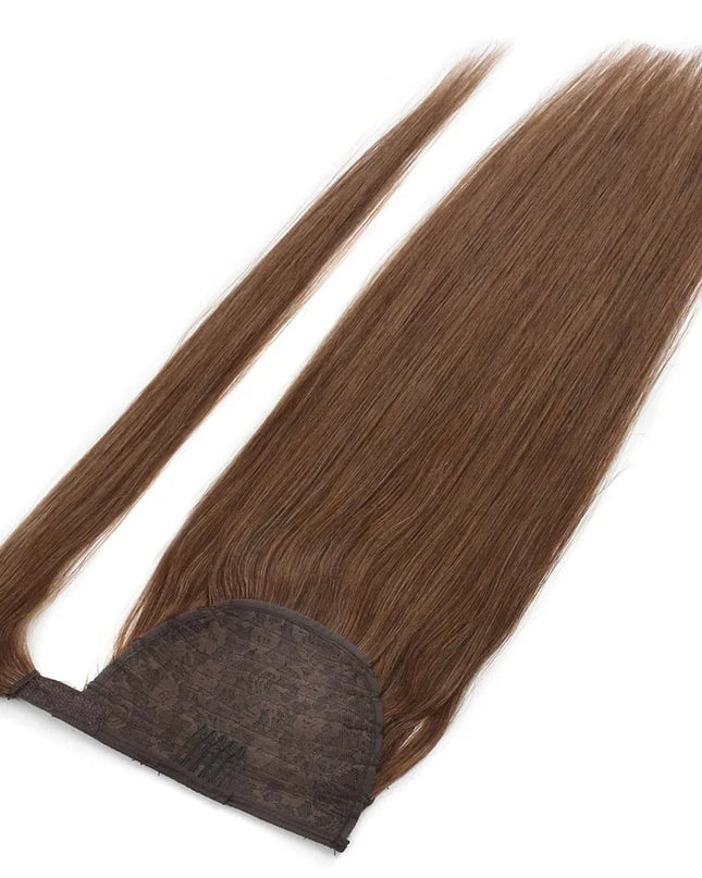 BHF Ponytail Human Hair Remy Straight European Ponytail Hairstyles 100g 100% Natural Hair Horse Tail Clip in Extensions