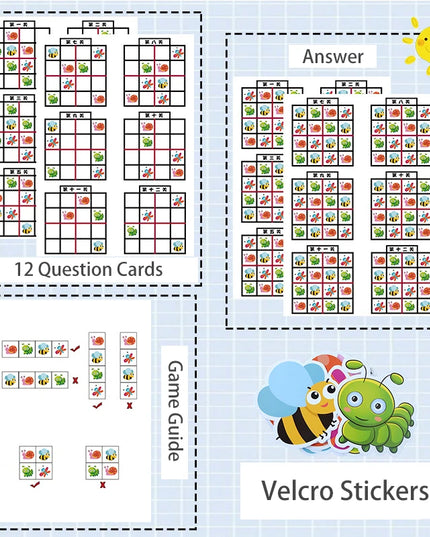 Montessori Didactic Material DIY Math Toy Color Shape Puzzle Matching Game Children Early Educational Learning Toy Teaching Aids