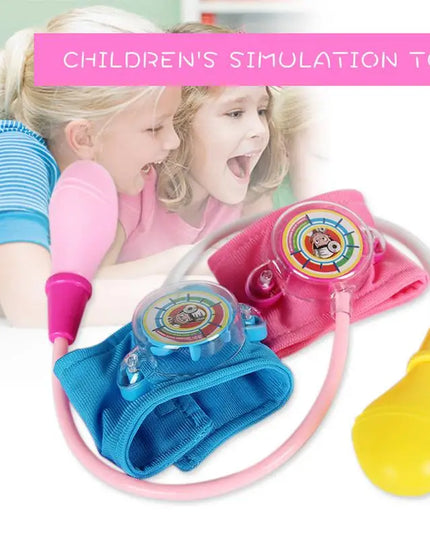 Kids Doctor Pretend Medical Toys Newborn Baby Nurse Doctor Role Play Montessori Blood Pressure Toys for Children Birthday Gifts