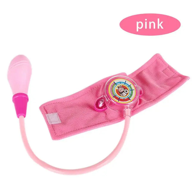 Kids Doctor Pretend Medical Toys Newborn Baby Nurse Doctor Role Play Montessori Blood Pressure Toys for Children Birthday Gifts