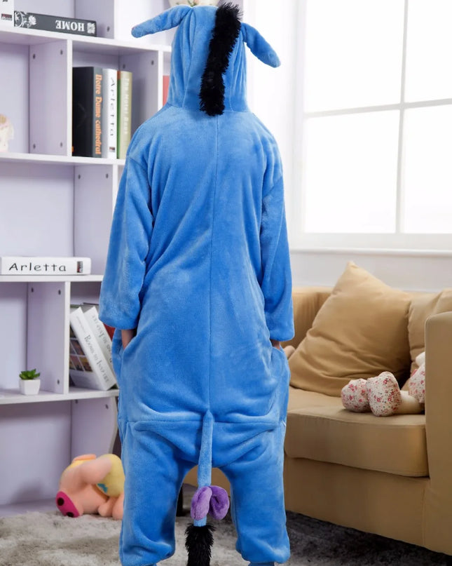Unisex Children Clothing Donkey Animal Pajamas Cosplay Costumes kids clothes Boys Girls robe Flannel sleepwear Onesies Pyjama