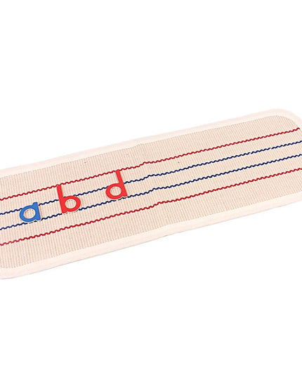 Montessori English Uppercase & Lowercase Letters Mat Cotton Blanket Mat for Movable Alphabets Montessori Language Learning Tool