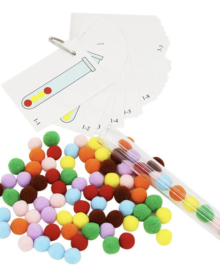 Montessori Didactic Material DIY Math Toy Color Shape Puzzle Matching Game Children Early Educational Learning Toy Teaching Aids