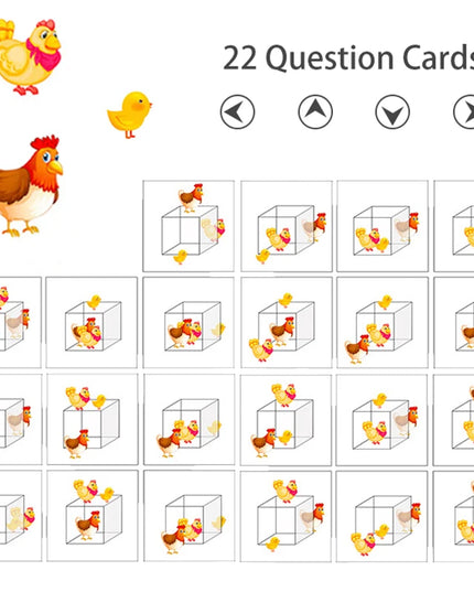 Montessori Didactic Material DIY Math Toy Color Shape Puzzle Matching Game Children Early Educational Learning Toy Teaching Aids