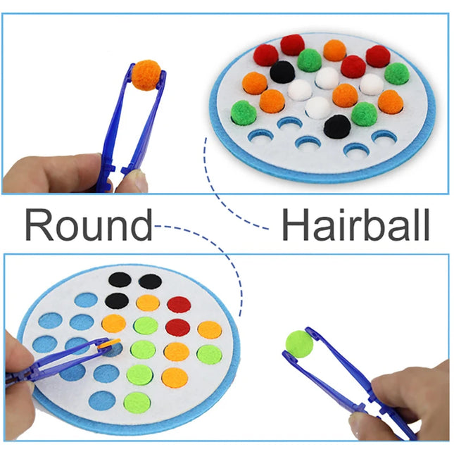 Montessori Didactic Material DIY Math Toy Color Shape Puzzle Matching Game Children Early Educational Learning Toy Teaching Aids