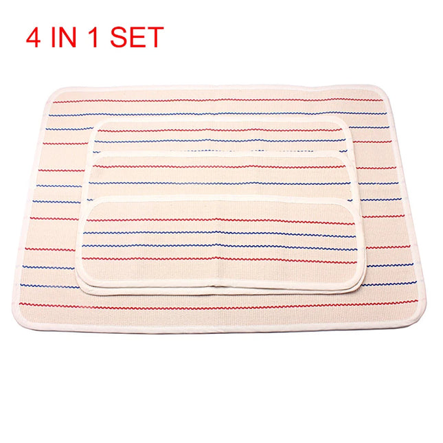 Montessori English Uppercase & Lowercase Letters Mat Cotton Blanket Mat for Movable Alphabets Montessori Language Learning Tool