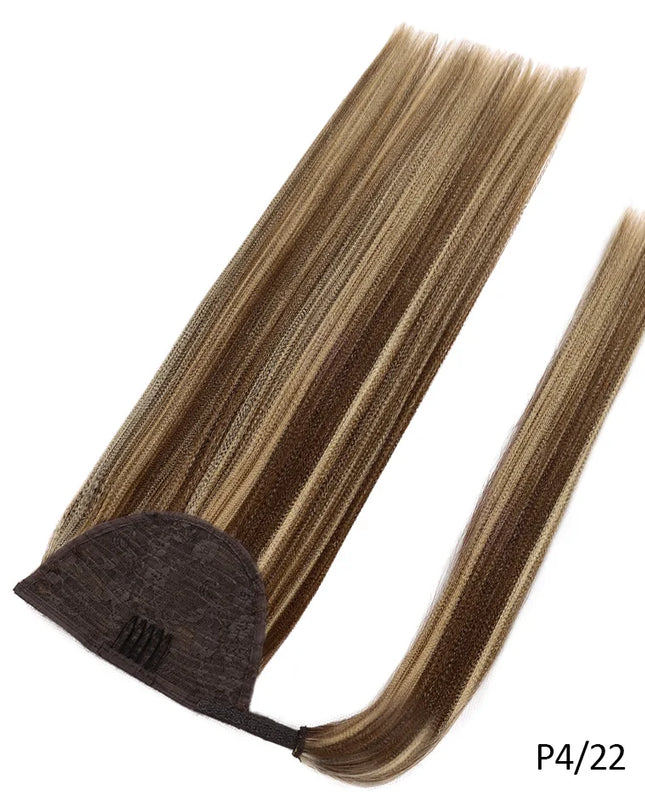 BHF Ponytail Human Hair Remy Straight European Ponytail Hairstyles 100g 100% Natural Hair Horse Tail Clip in Extensions