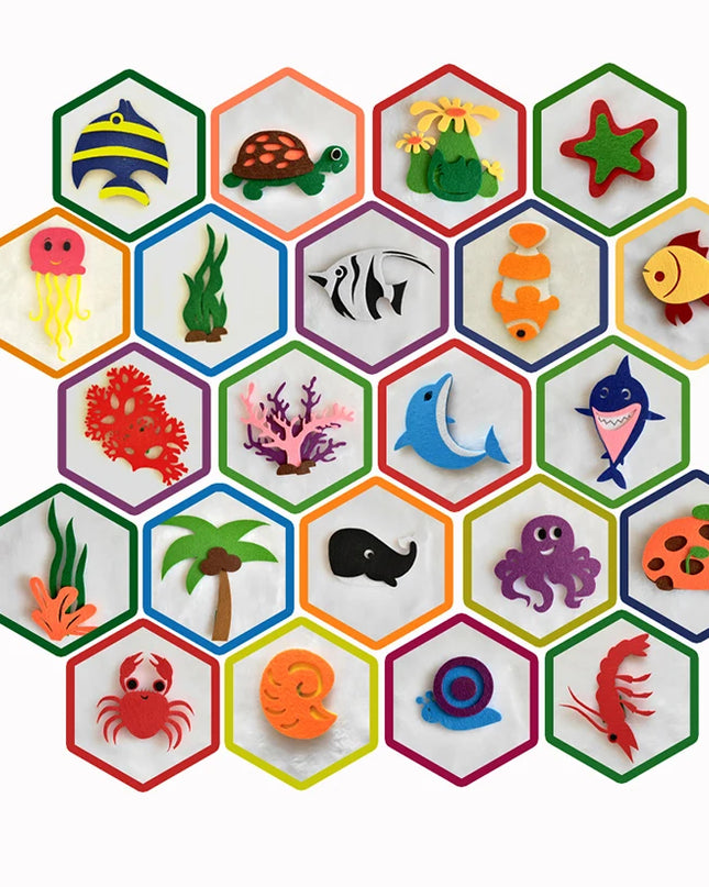 Montessori Didactic Material DIY Math Toy Color Shape Puzzle Matching Game Children Early Educational Learning Toy Teaching Aids