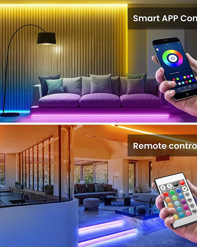 Tape Bluetooth USB LED Strip Light 5050 SMD 5V USB RGB Lights Flexible LED Lamp Tape Ribbon RGB Self-adhesive TV Desktop Diode