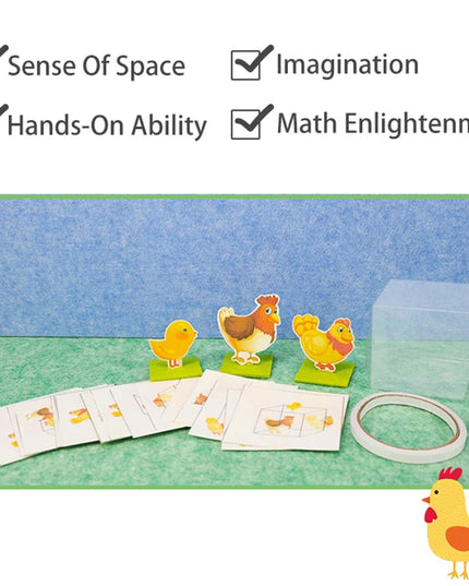 Montessori Didactic Material DIY Math Toy Color Shape Puzzle Matching Game Children Early Educational Learning Toy Teaching Aids