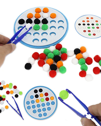 Montessori Didactic Material DIY Math Toy Color Shape Puzzle Matching Game Children Early Educational Learning Toy Teaching Aids