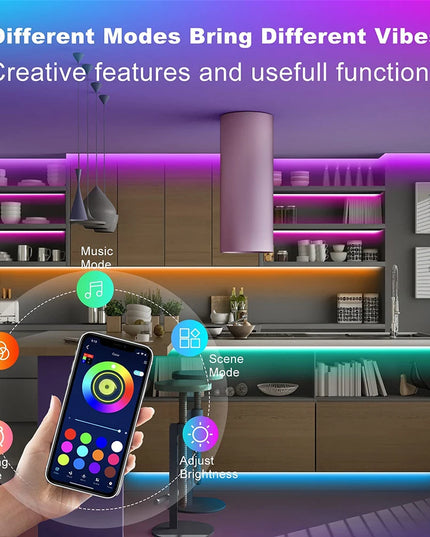 Tape Bluetooth USB LED Strip Light 5050 SMD 5V USB RGB Lights Flexible LED Lamp Tape Ribbon RGB Self-adhesive TV Desktop Diode