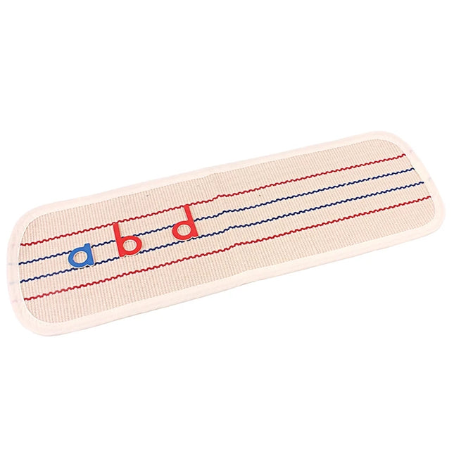 Montessori English Uppercase & Lowercase Letters Mat Cotton Blanket Mat for Movable Alphabets Montessori Language Learning Tool