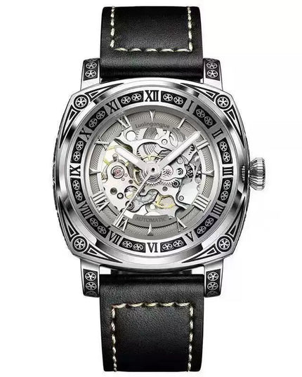 High-End Authentic Automatic Hollow Mechanical Watch Men Business Famous Watch Artificial Exactly the Same High-End Version Watch for Men