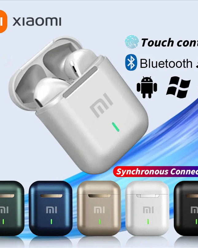 Original XIAOMI J18 Headset Wireless Earphones Bluetooth Headphones Sport Game TWS Earbuds In Ear With Mic Touch True For Stereo