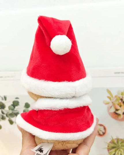 Labubu Doll Clothes Outfit Set For Mini Labubu Idol V1 V2 Christmas Cookie Man Sweater Hat Scarf New Year Party Costume Gift