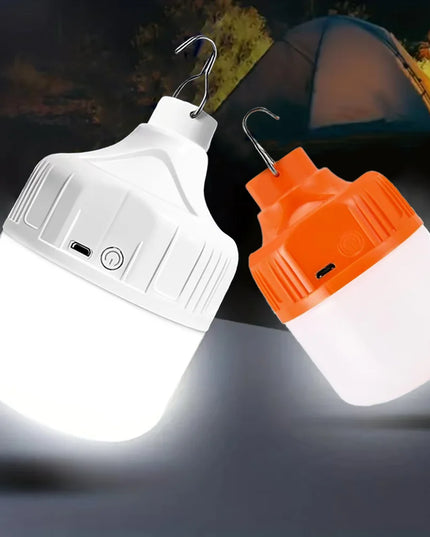 Portable USB Rechargeable LED Pendant Light High Brightness Waterproof Outdoor Lamp for Camping Fishing Emergency Night Lighting