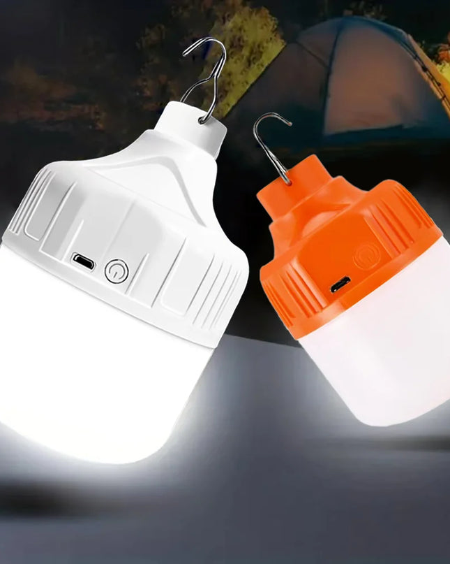 Portable USB Rechargeable LED Pendant Light High Brightness Waterproof Outdoor Lamp for Camping Fishing Emergency Night Lighting