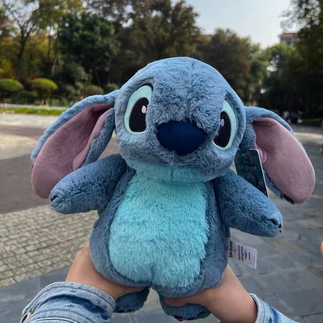 Stitch Angel Lotso peluche a mano bottiglia calda bottiglie di acqua calda inverno portatile borsa a mano calda