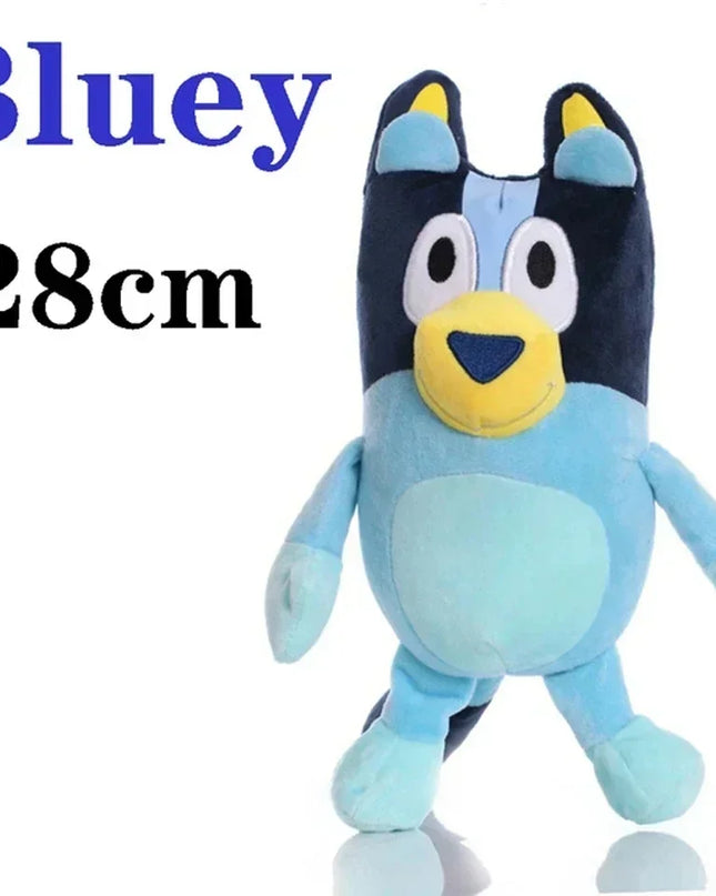 HOT SALE Bluey Dog Bingo Family Plush Toy Cartoon Dog Soft Stuffed Animals Dolls Birthday Christmas Gifts Family Blue-Y Bingo!!!