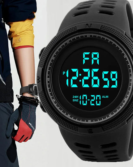 Electronic Watch For Mens Military Sports Watches Luminous Multifunction LED Digital Wristwatch for man kids Boy Student Teen