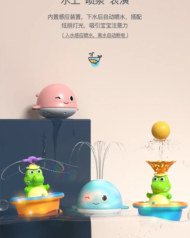 Baby Children's bath toys Water play toys Boys Girls bathing fun Electric water play artifact  Fun shower toy