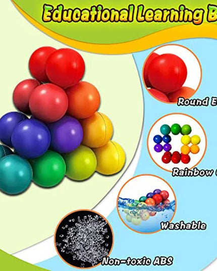Sensory Fidget Toys DIY 3D Rotating Educational Balls Stress Anxiety Relief ADHD Cool Desk Toy Calm Down Travel Airplane Toys
